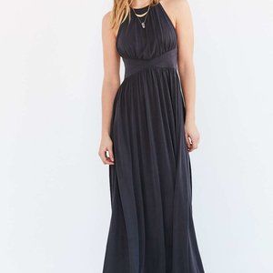 NWT Urban Outfitters Gray Goddess Maxi Dress sz M